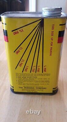 Super RARE vintage Pennzoil Outboard Motor Oil Nos Unopened can