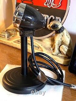 Super Rare 1940's ASTATIC LAB CORP Model A Microphone, working withstand & cable