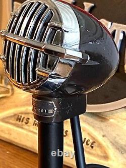 Super Rare 1940's ASTATIC LAB CORP Model A Microphone, working withstand & cable