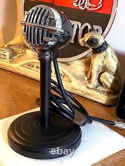 Super Rare 1940's ASTATIC LAB CORP Model A Microphone, working withstand & cable