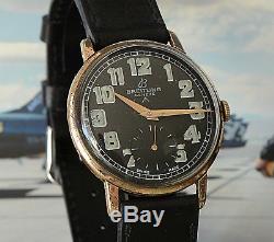 Super Rare 1940's Vintage WW2 Era Military Breitling Geneve Watch