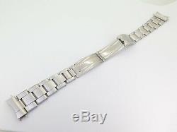 Super Rare 1957 Vintage Rolex 7206 65 Rivet Steel 20mm Oyster Bracelet 6636 6543