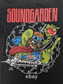 Super Rare 1991 VTG Soundgarden Badmotorfinger Promo Shirt Single Stitch Grunge