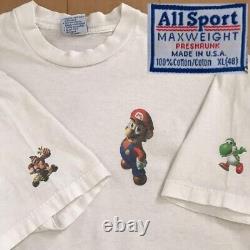 Super Rare! 1996 Vintage Nintendo Mario Kart 64 T Shirts Made in USA All Sport