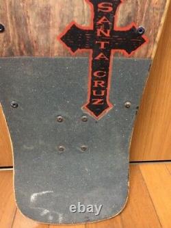 Super Rare 80's Vintage Santa Cruz corey o'brien model skateboard deck