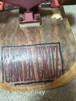 Super Rare 80's Vintage Santa Cruz corey o'brien model skateboard deck