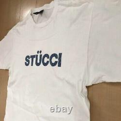 Super Rare 90 s STUCCI Stussy Vintage T-shirt mens tops Used from Japan