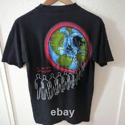 Super Rare 90S Usa Made Metallica Vintage Double-Sided Print T-Shirt