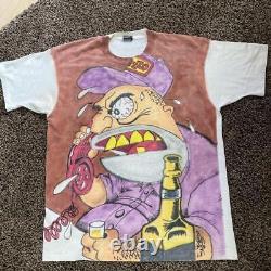 Super Rare Airbrush Art T Vintage T-Shirt Made In USA