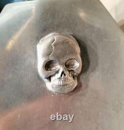 Super Rare Antique Skull Coffin Flask Vintage