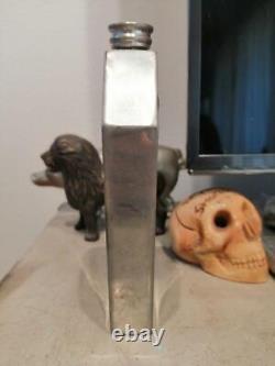 Super Rare Antique Skull Coffin Flask Vintage