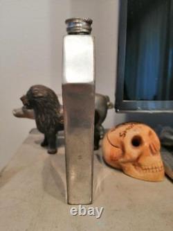 Super Rare Antique Skull Coffin Flask Vintage