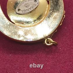 Super Rare Authentic Vintage Chanel Horseshoe-Shaped Faux Pearl Necklace