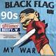 Super Rare Black Flag BLACK FLAG 90's Vintage T-shirt T-shirt