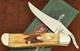 Super Rare Case XX USA Amber Vintage Bone Russlock Knife 2004 V61953l Ss (35749)