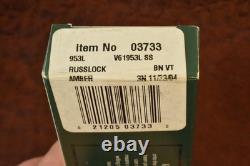 Super Rare Case XX USA Amber Vintage Bone Russlock Knife 2004 V61953l Ss (35749)