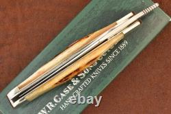 Super Rare Case XX USA Amber Vintage Bone Russlock Knife 2004 V61953l Ss (35749)