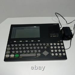 Super Rare Convergent Workslate WK-100 Vintage Portable Computer Working Read