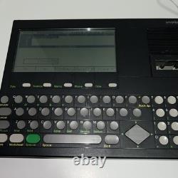 Super Rare Convergent Workslate WK-100 Vintage Portable Computer Working Read