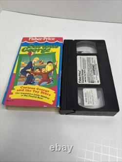 Super Rare Curious George And The Toy Store-VHS-TESTED-RARE VINTAGE Fisher Price