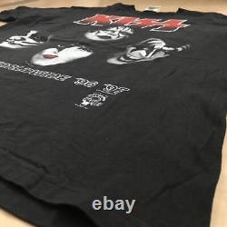 Super Rare Dead KISS 1996 Vintage Black T-Shirt