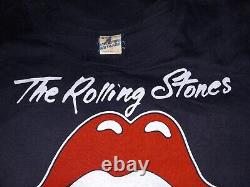 Super Rare EUC Original Vintage 1981 Rolling Stones North American Tour T-Shirt