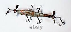 Super Rare F. A. Pardee 5 Hook Underwater Minnow Made In OH Circa 1902