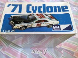 Super Rare! Factory-sealed Original Vintage Mpc 1971 Cyclone Spoiler Kit L@@k