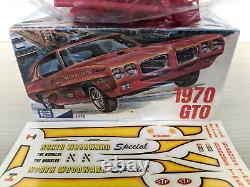 Super Rare! Lnib Original Vintage Mpc 1970 Pontiac Gto Kit Sealed-bag C@@l