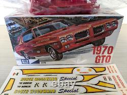 Super Rare! Lnib Original Vintage Mpc 1970 Pontiac Gto Kit Sealed-bag C@@l