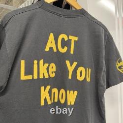 Super Rare MC Lyte Act Like You Know Vintage T Shirt Single Stitched Size L