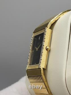 Super Rare MINT Armand Nicolet DIAMOND Tank Unisex Vintage watch 28 X 23mm