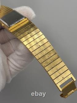 Super Rare MINT Armand Nicolet DIAMOND Tank Unisex Vintage watch 28 X 23mm