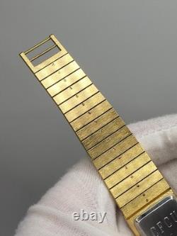 Super Rare MINT Armand Nicolet DIAMOND Tank Unisex Vintage watch 28 X 23mm