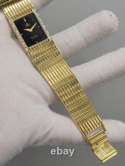 Super Rare MINT Armand Nicolet DIAMOND Tank Unisex Vintage watch 28 X 23mm
