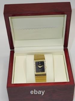 Super Rare MINT Armand Nicolet DIAMOND Tank Unisex Vintage watch 28 X 23mm