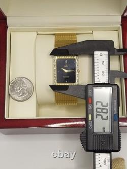 Super Rare MINT Armand Nicolet DIAMOND Tank Unisex Vintage watch 28 X 23mm