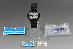 Super Rare MINT Vintage Seiko 5 Actus Automatic 7019-5130 Black Watch JAPAN