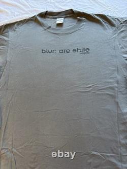 Super Rare MOGWAI BLUR ARE SHITE True Vintage T Shirt L Jerzees