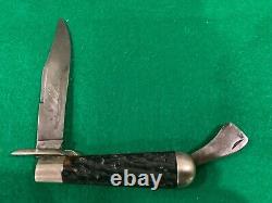 Super Rare Marbles Perfect Stag Handled Safety Knife 1913 To 1935 Vintage