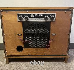 Super Rare Mid Century Vintage University TMS-2 Console Cabinet Stereo Speakers