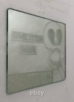 Super Rare Mirror Vintage 1980s Subhumans Demolition War Punk Rock Album Promo