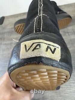 Super Rare Museum Vtg 1960's Van Doren Black Sk8 Hi Top Vans Skateboard Shoes