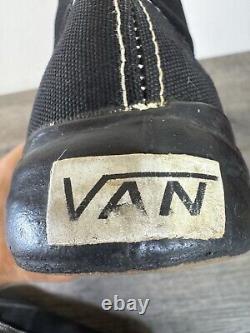 Super Rare Museum Vtg 1960's Van Doren Black Sk8 Hi Top Vans Skateboard Shoes