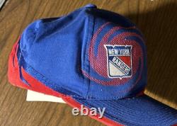 Super Rare New York Rangers Vintage Snap-Back Nike Sports Specialty Hat Wave