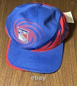 Super Rare New York Rangers Vintage Snap-Back Nike Sports Specialty Hat Wave