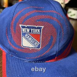 Super Rare New York Rangers Vintage Snap-Back Nike Sports Specialty Hat Wave