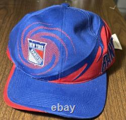 Super Rare New York Rangers Vintage Snap-Back Nike Sports Specialty Hat Wave