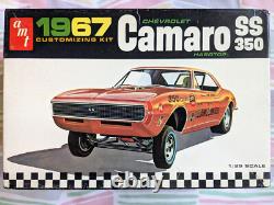 Super Rare! Original Vintage Amt 1967 Chevy Camaro Ss 350 Kit 100% Complete