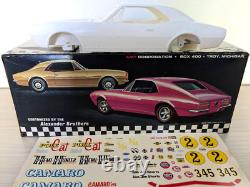 Super Rare! Original Vintage Amt 1967 Chevy Camaro Ss 350 Kit 100% Complete